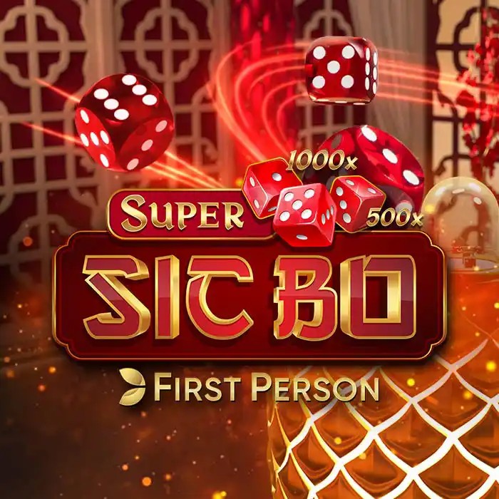 Super Sic Bo online game logo by Evolution on oscarspinpl.com