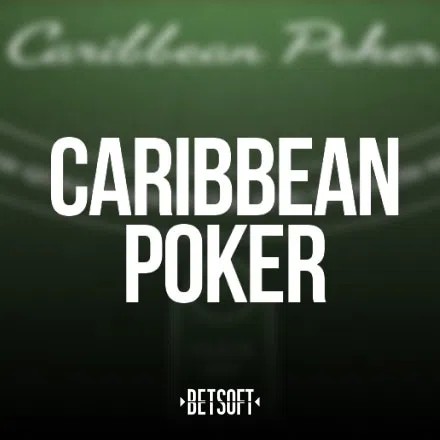 Official Table Games logo: Caribbean Poker by Betsoft Gaming at Oscarspin