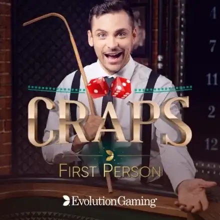 Try First Person Craps slot by Evolution on oscarspinpl.com – logo image