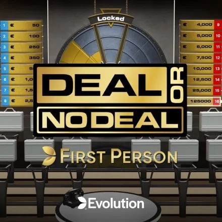 First Person Deal or No Deal logo by Evolution Oscarspin