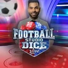 Football Studio Dice by Evolution, showcased at oscarspinpl.com – game logo