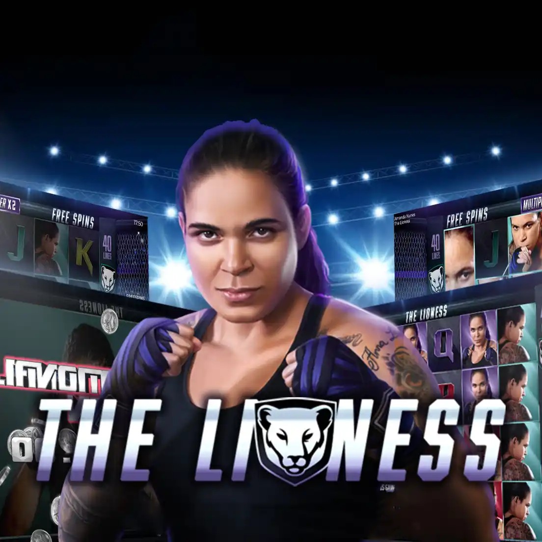 The Lioness by MGA Games, showcased at oscarspinpl.com – game logo