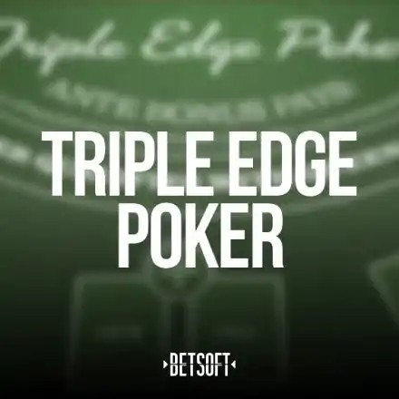 Enjoy Triple Edge Poker by Betsoft Gaming – logo hosted on oscarspinpl.com
