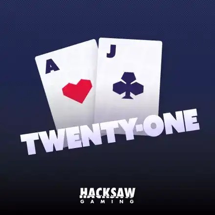 Twenty-One logo – Table Games by Hacksaw Gaming at Oscarspin