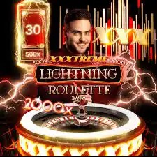 XXXtreme Lightning Roulette slot icon by Pragmatic Play, available at Oscarspin
